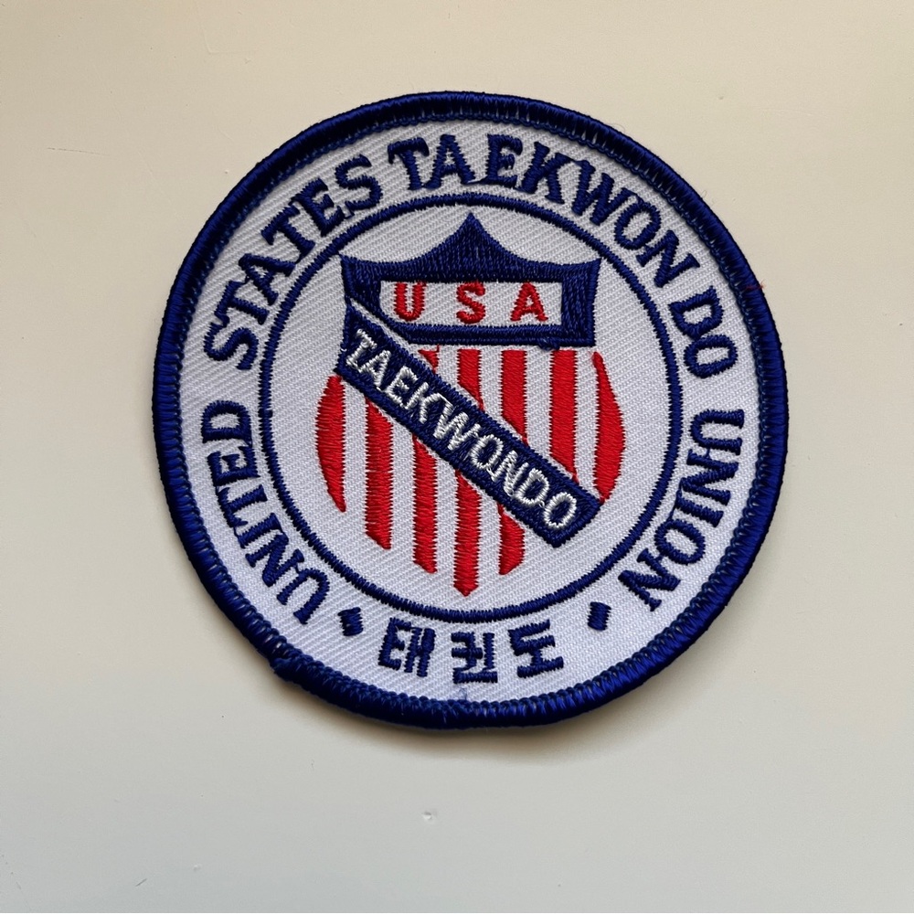 Vintage Taekwondo Badges TKD Martial Arts sporty uniform 90s olympics USA (5ct) - Picture 7 of 15